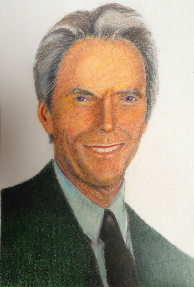 Clint Eastwood art, Clint Eastwood drawing, Clint Eastwood drawing glasgow